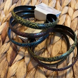 Brand new Bangle Bracelets, 6 total